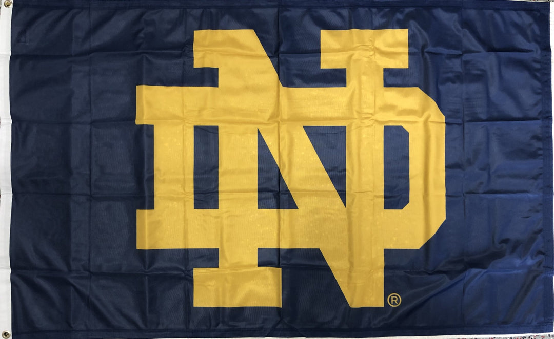Notre Dame Logo 2 Sided 2x3 Flag heartlandflags