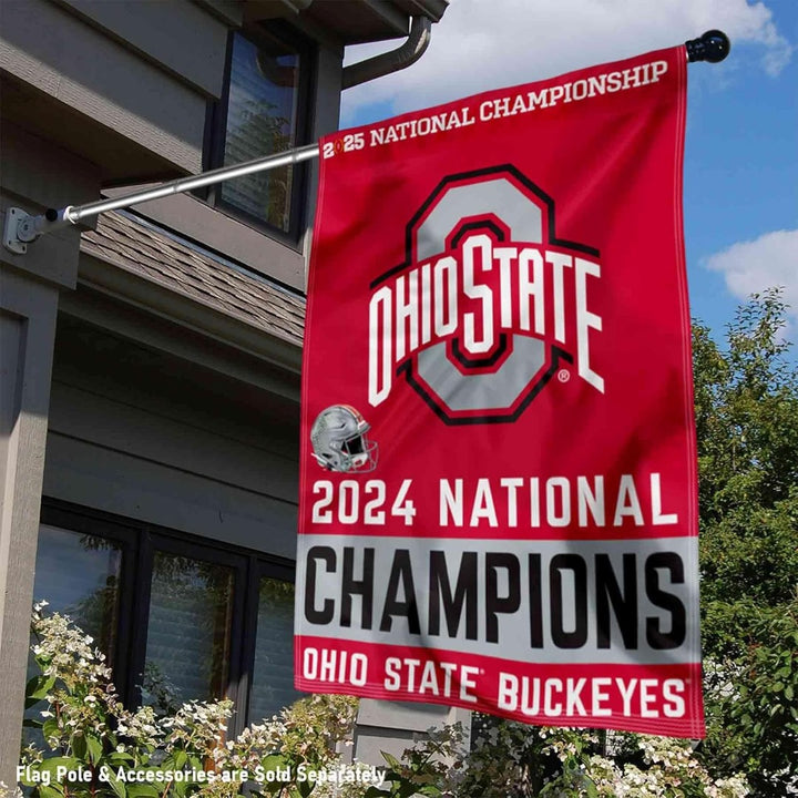 Ohio State 2024 National Champions Banner heartlandflags