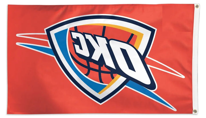 Oklahoma City Thunder Flag 3x5 Orange heartlandflags