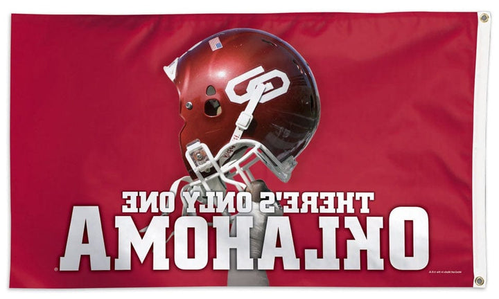 Oklahoma Sooners Flag 3x5 There's Only One Oklahoma heartlandflags