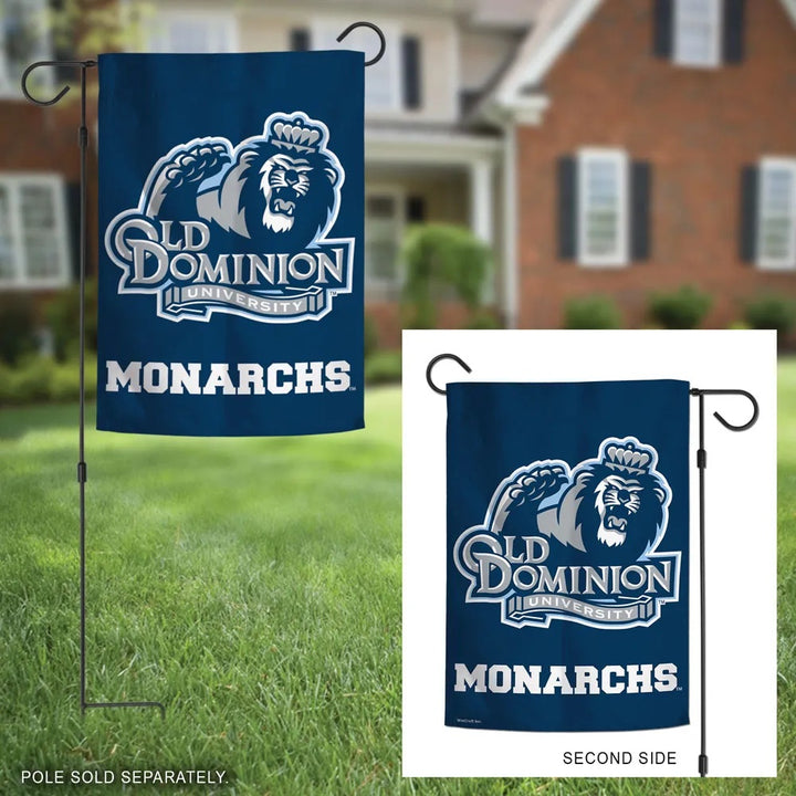 Old Dominion Monarchs Garden Flag 2 Sided Logo heartlandflags