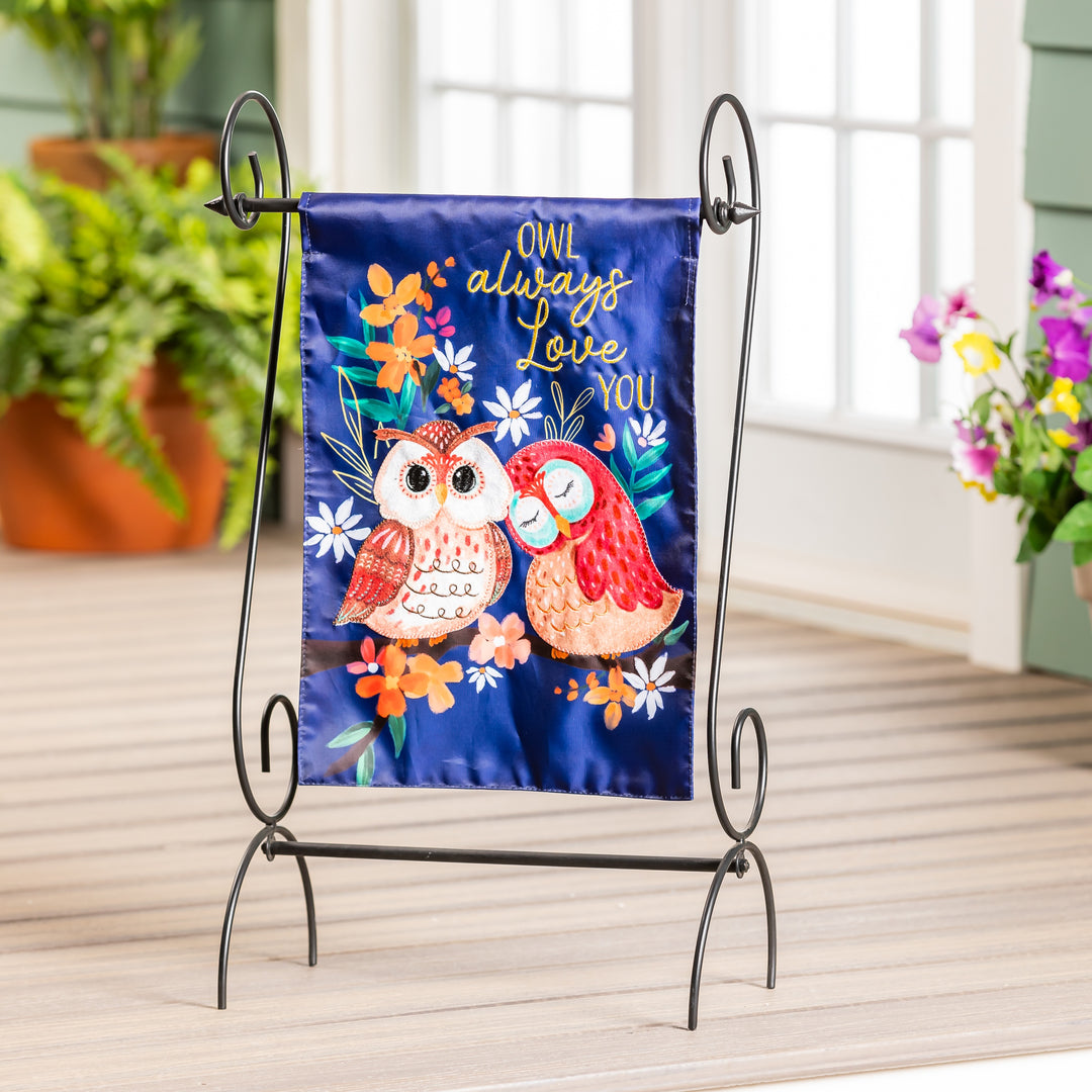 Owl Always Love You 2 Sided Garden Flag heartlandflags