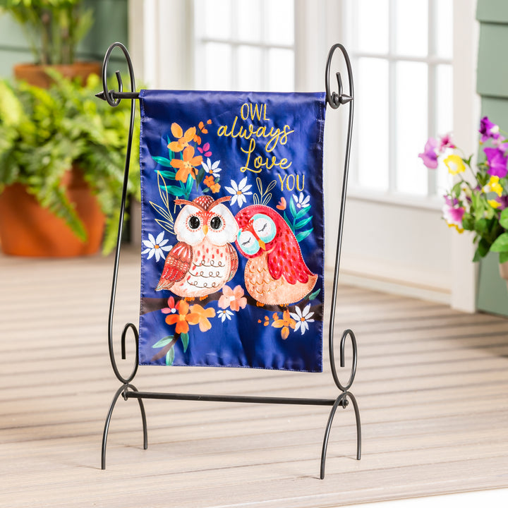 Owl Always Love You 2 Sided Garden Flag heartlandflags
