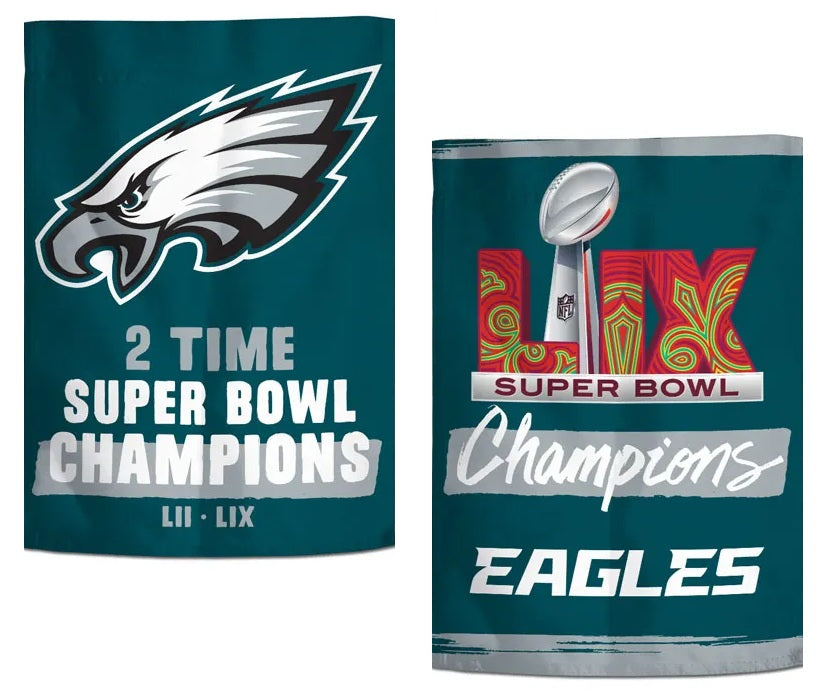 Philadelphia Eagles Super Bowl Champions 2 Sided Garden Flag heartlandflags