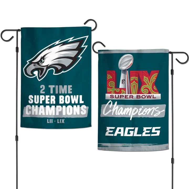 Philadelphia Eagles Super Bowl Champions 2 Sided Garden Flag heartlandflags