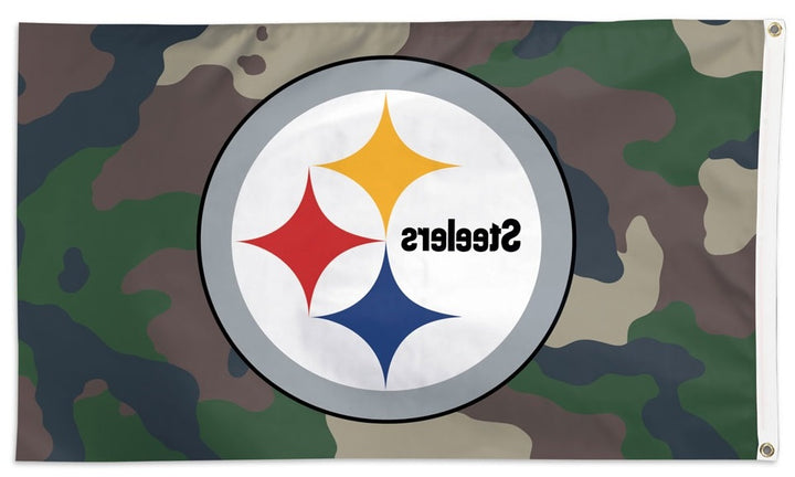 Pittsburgh Steelers Flag 3x5 Camo heartlandflags