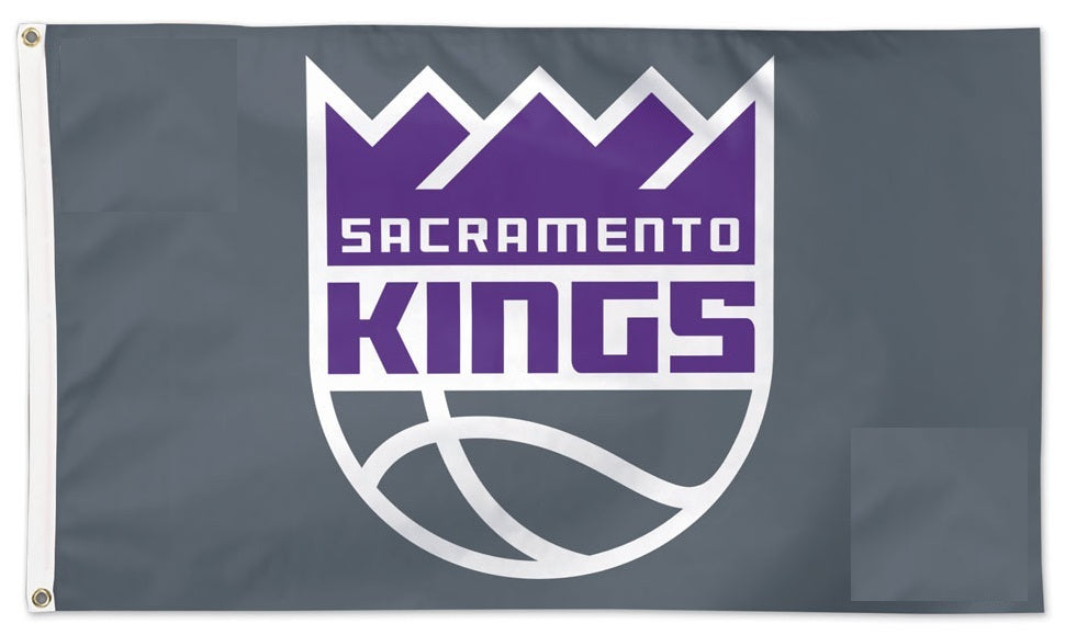 Sacramento Kings Flag 3x5 Gray heartlandflags