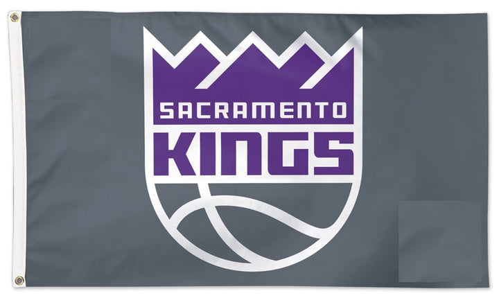 Sacramento Kings Flag 3x5 Gray heartlandflags