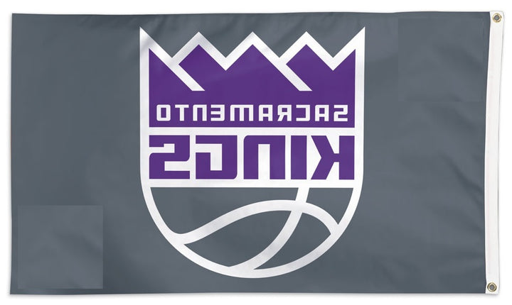 Sacramento Kings Flag 3x5 Gray heartlandflags