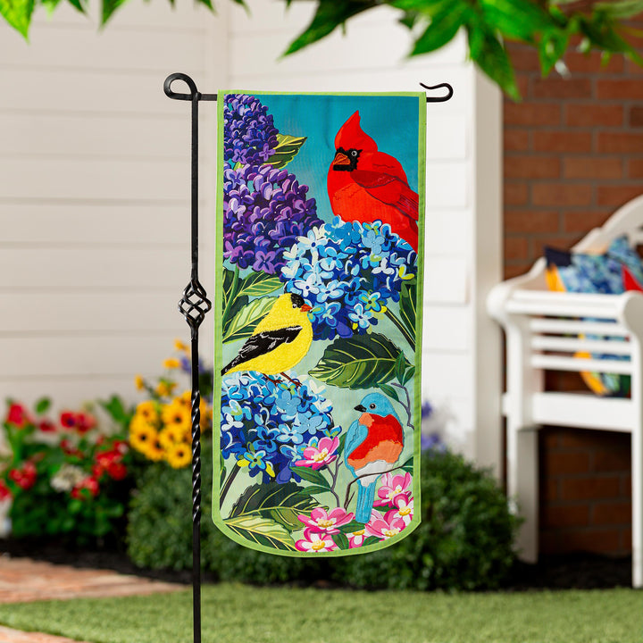 Songbird Summer 2 Sided Long Garden Flag heartlandflags