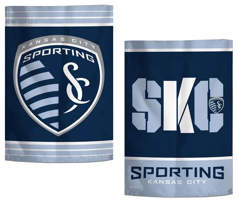 Sporting Kansas City 2 Sided Garden Flag heartlandflags