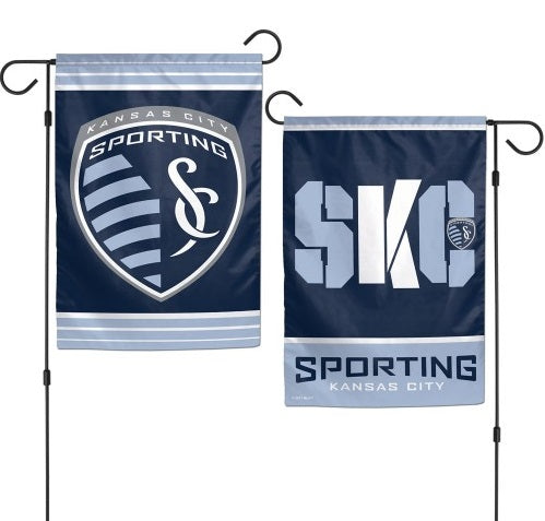 Sporting Kansas City 2 Sided Garden Flag heartlandflags