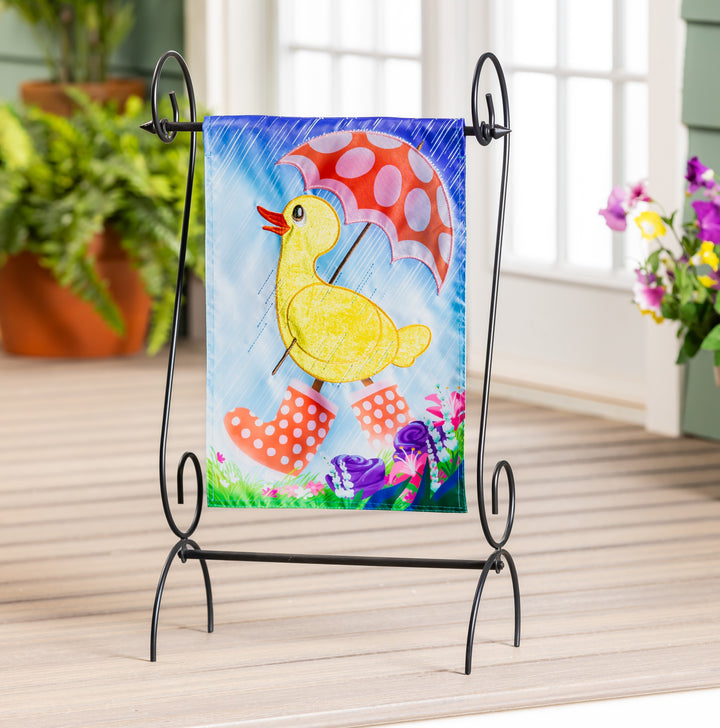 Spring Duckling Garden Flag 2 Sided heartlandflags