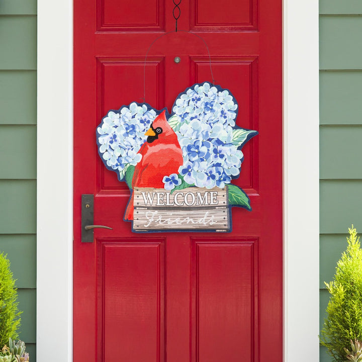 Spring Hydrangea and Summer Sunflower Door Decoration heartlandflags