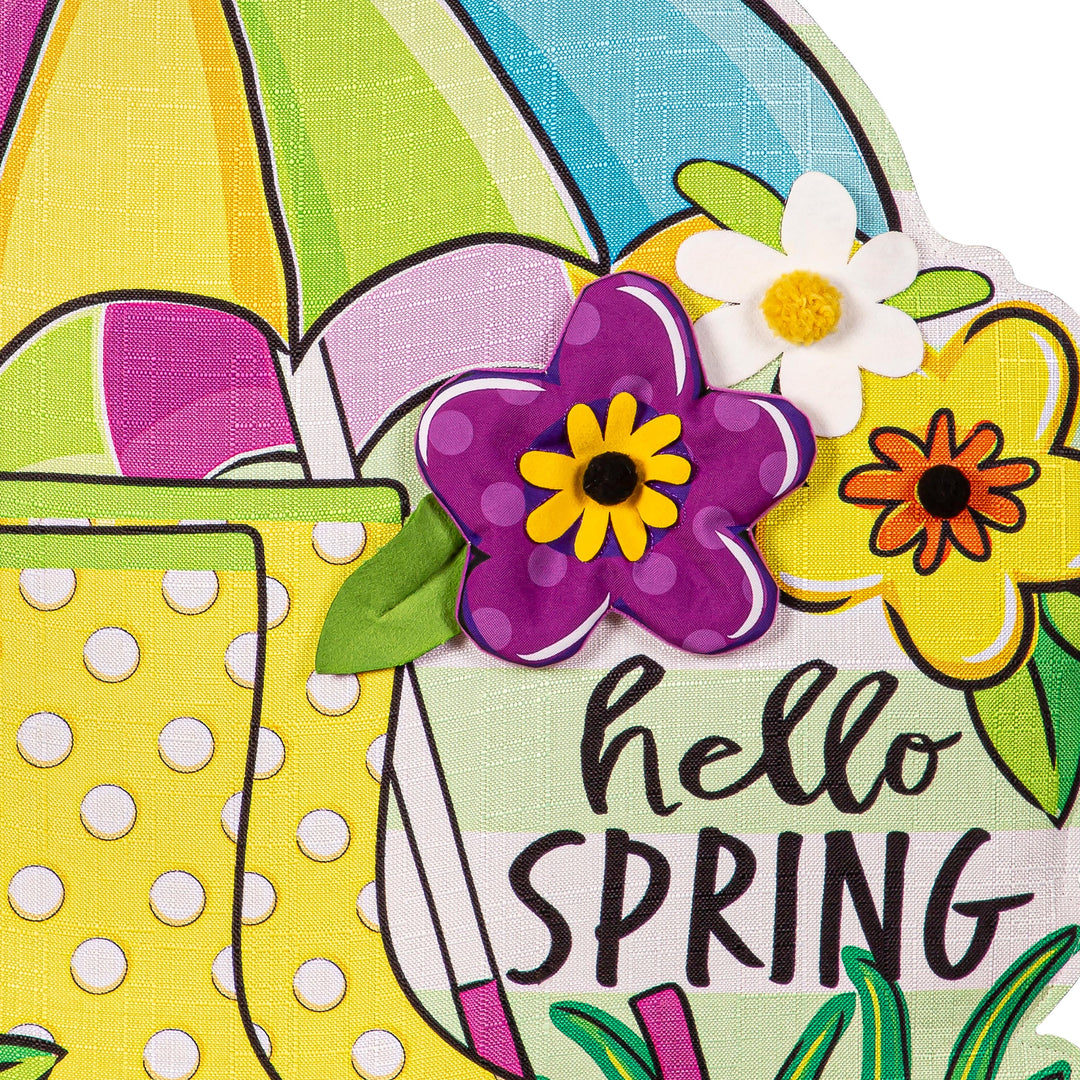 Spring and Summer Hello Door Decoration Reversible heartlandflags