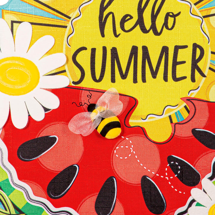 Spring and Summer Hello Door Decoration Reversible heartlandflags