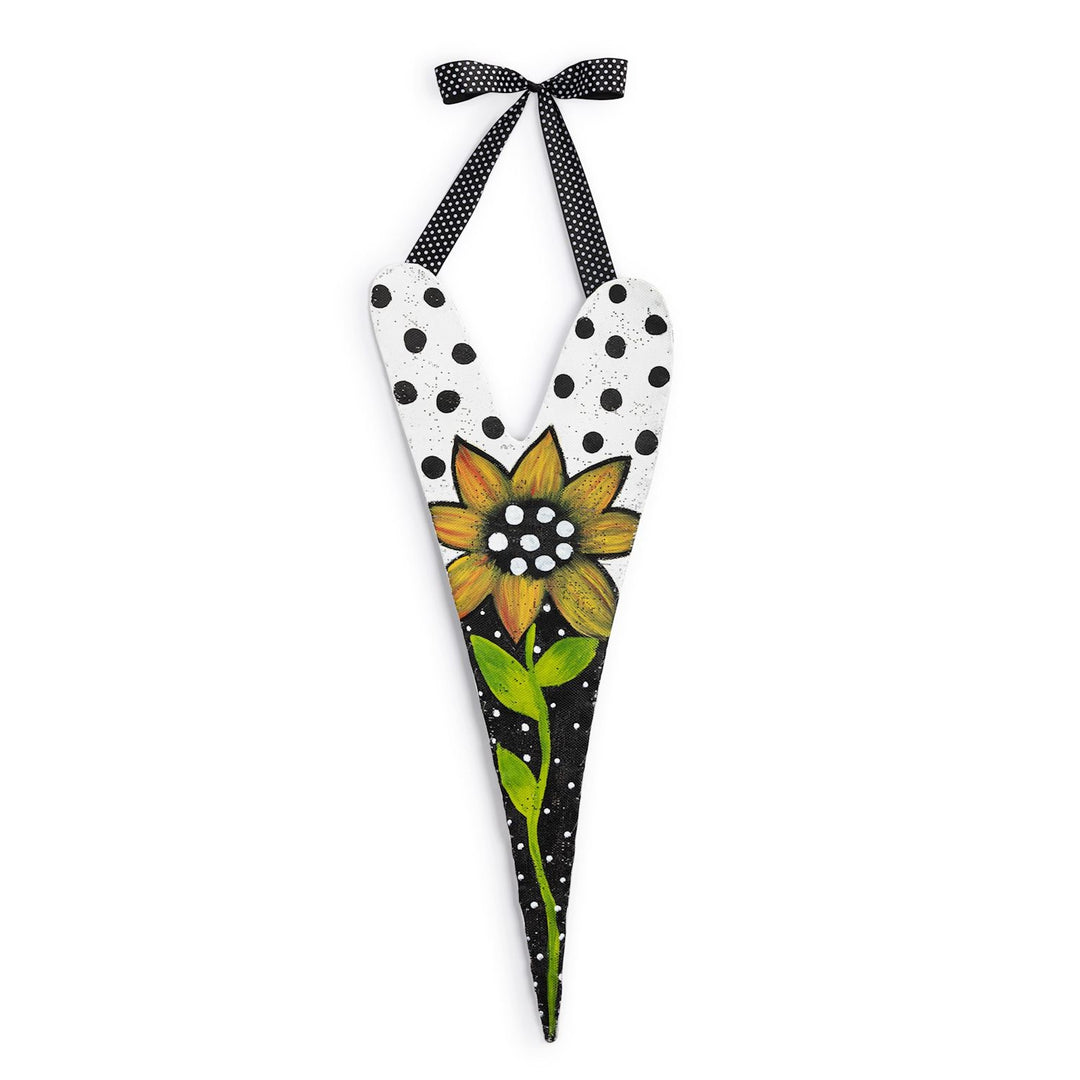 Summer Sunflower Long Heart Screen Peri heartlandflags