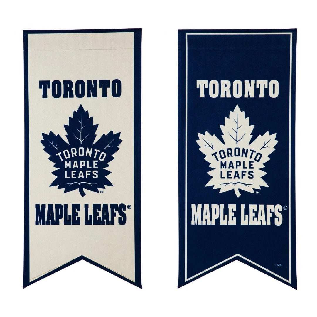 Toronto Maple Leafs 2 Sided Garden Pennant heartlandflags