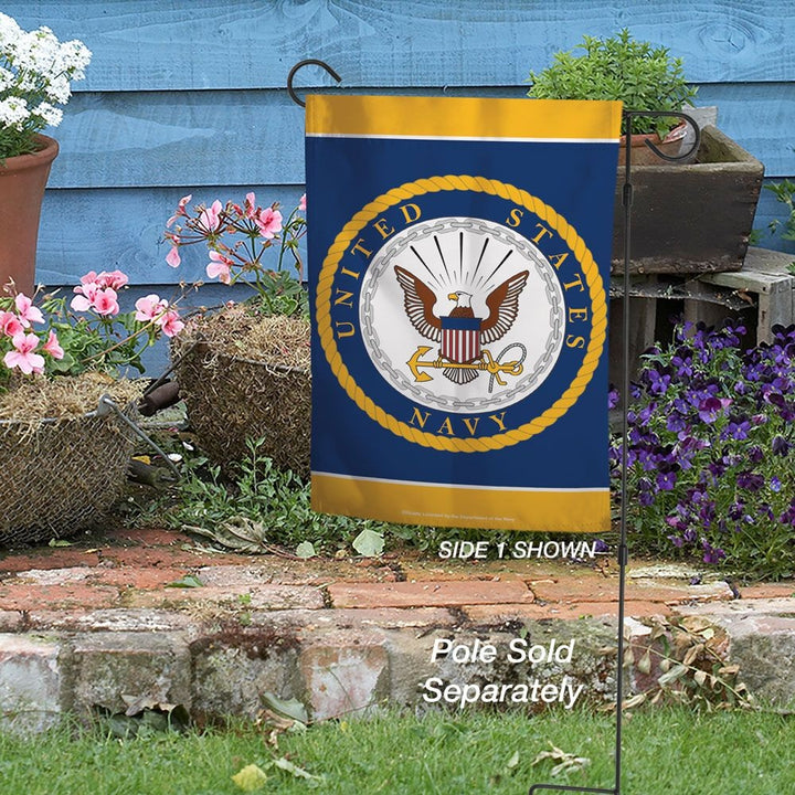 US Navy Garden Flag Single Sided heartlandflags