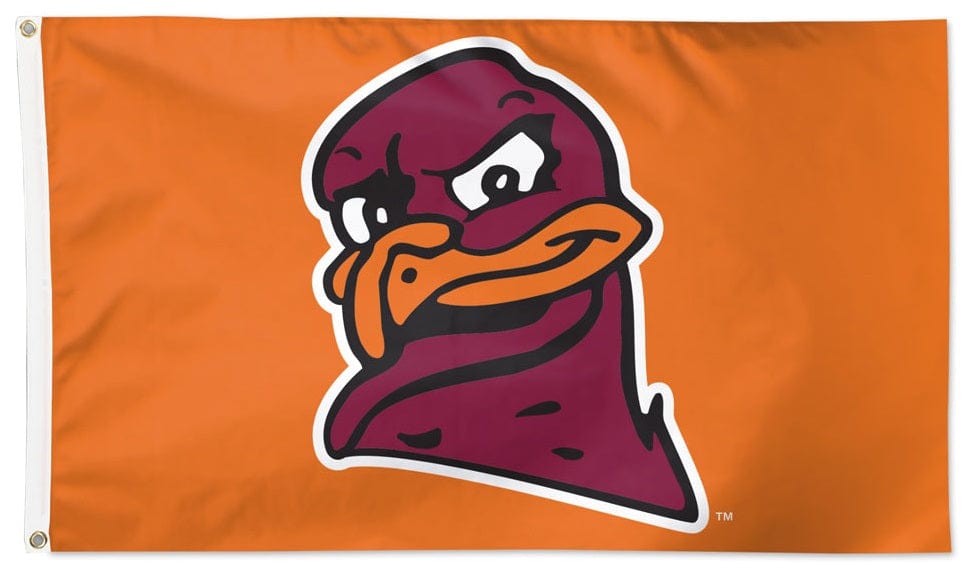 Virginia Tech Hokies Flag 3x5 Mascot Orange heartlandflags