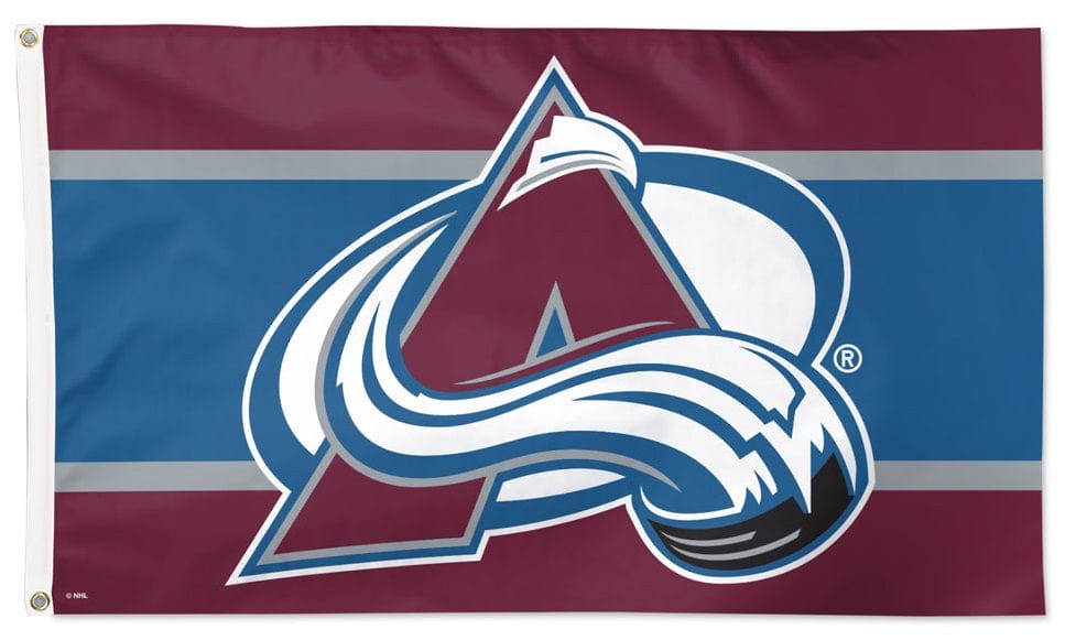 Colorado Avalanche Flag 3x5 Horizontal Stripe 39334321 Heartland Flags