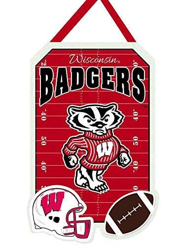 Door Decoration Wisconsin Badgers Outdoor Safe 2DHF984 Heartland Flags