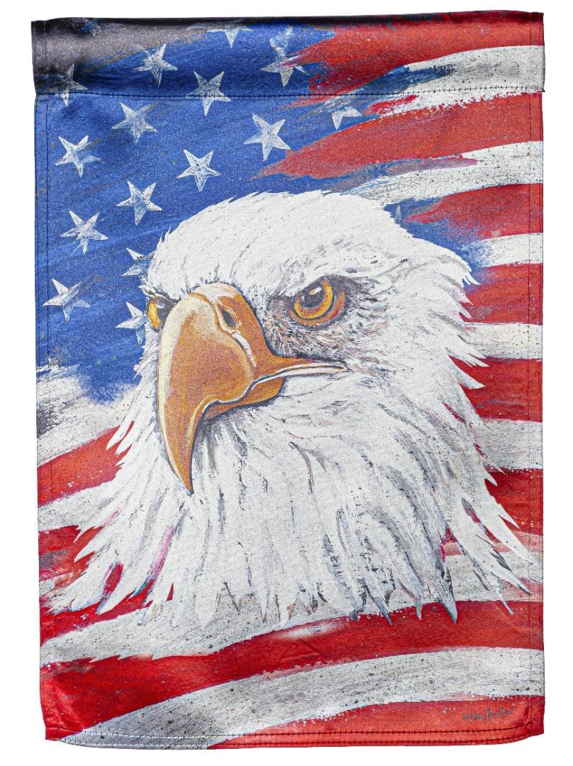 Eagle and Flag Patriotic Garden Flag 2 Sided 14LU10880 Heartland Flags