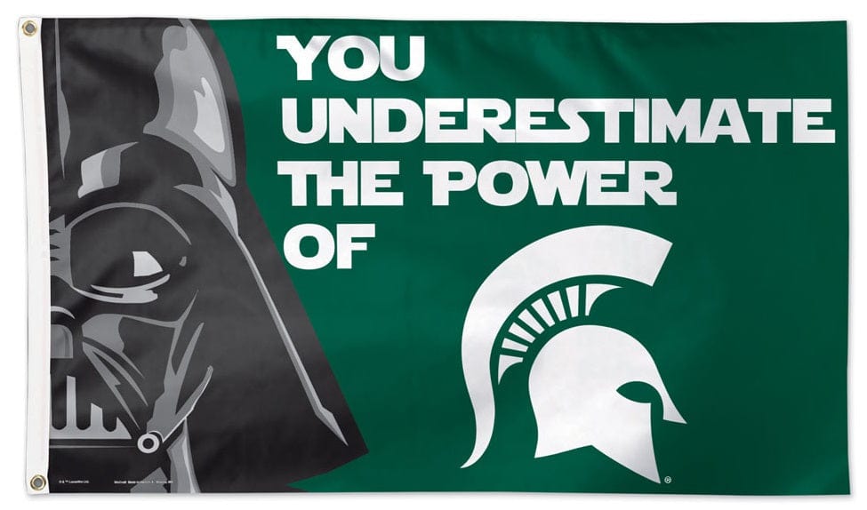 Michigan State Spartans Flag 3x5 Star Wars Underestimate 15927115 Heartland Flags