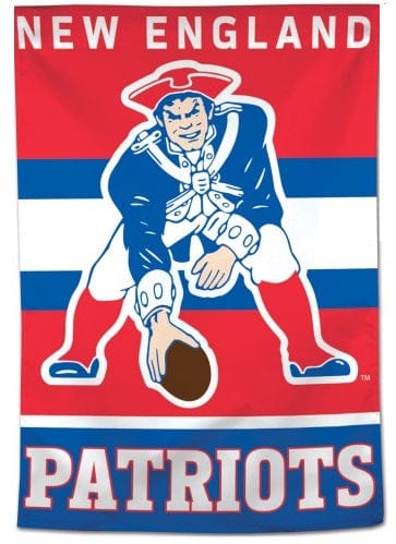 New England Patriots Banner Throwback Logo Football House Flag 42275118 Heartland Flags