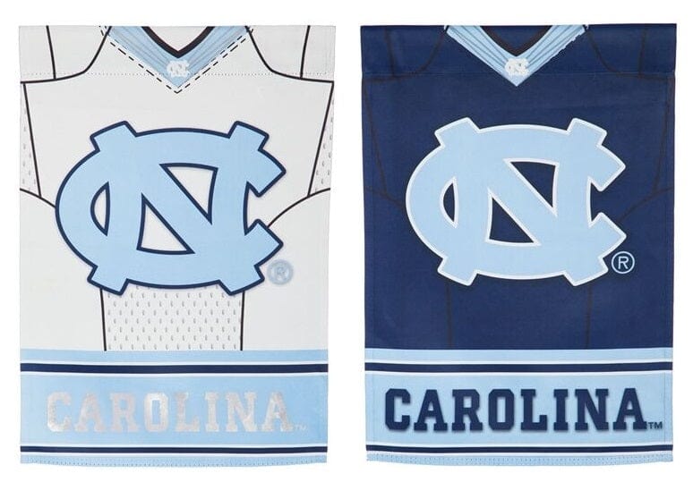 North Carolina Tar Heels Garden Flag 2 Sided Jersey 14S951BLJ Heartland Flags