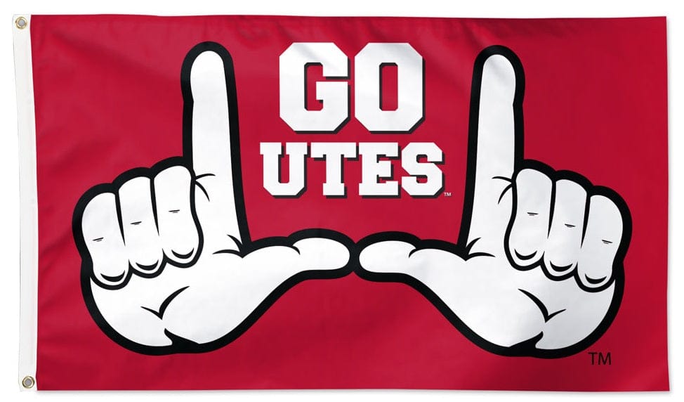 Utah Flag 3x5 Go Utes Solgan 37150321 Heartland Flags