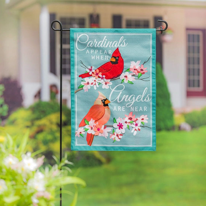 Angels Are Near Memorial Garden Flag 2 Sided heartlandflags
