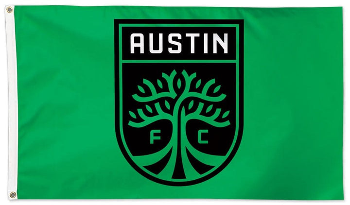 Austin FC Flag 3x5 Soccer Football Club Green Single Sided heartlandflags
