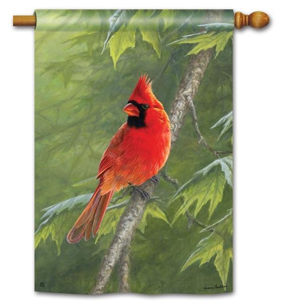 Cardinal Flag 2 Sided Decorative Vertical Banner heartlandflags