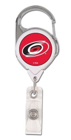 Carolina Hurricanes Reel 2 Sided Retractable Badge Holder heartlandflags
