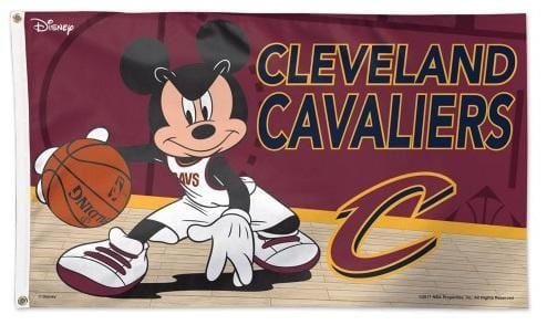 Cleveland Cavaliers Flag 3x5 Mickey Mouse heartlandflags