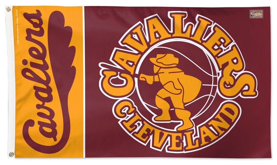Cleveland Cavaliers Flag 3x5 Vintage Logo Retro heartlandflags