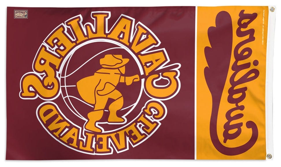 Cleveland Cavaliers Flag 3x5 Vintage Logo Retro heartlandflags