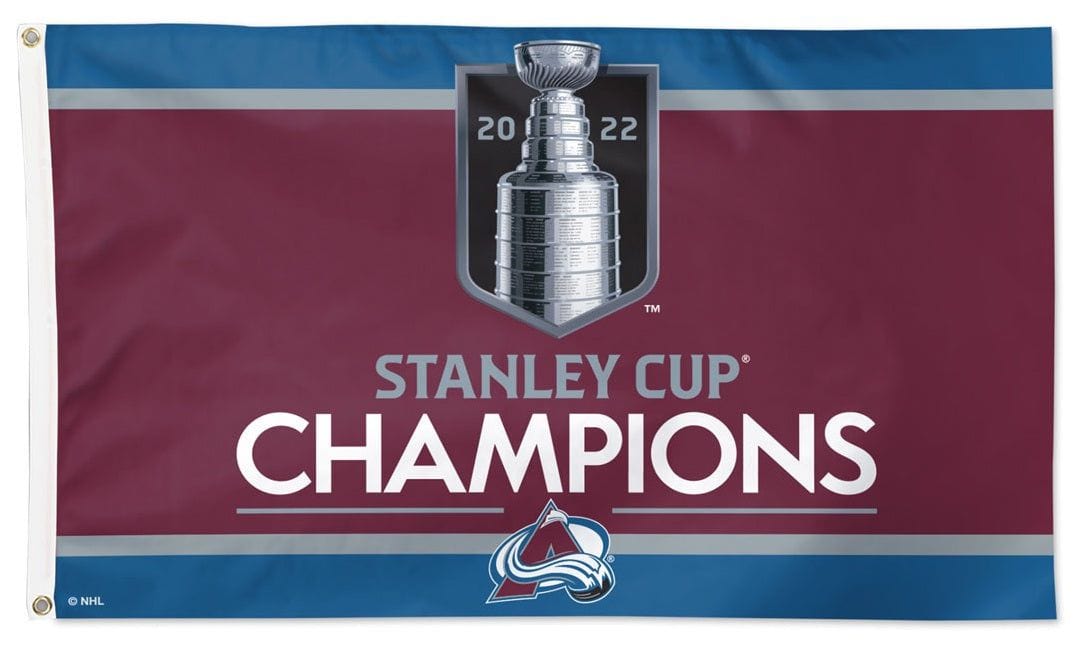 Colorado Avalanche Flag 3x5 Stanley Cup Champions heartlandflags