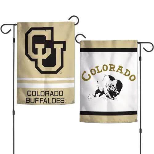 Colorado Buffaloes Garden Flag 2 Sided Classic Logo heartlandflags