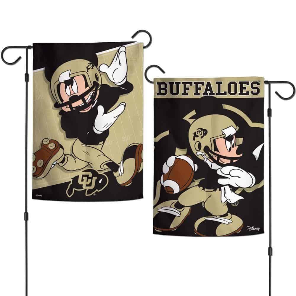 Colorado Buffaloes Garden Flag 2 Sided Mickey Mouse heartlandflags