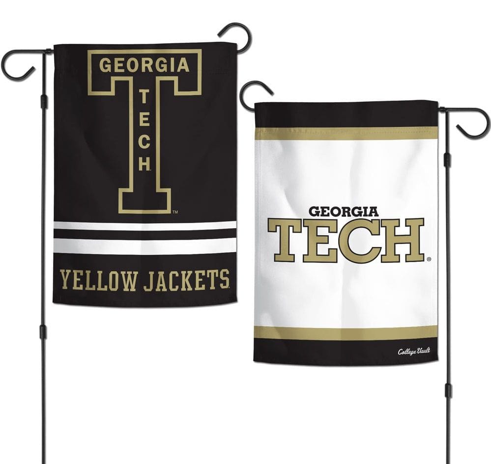 Georgia Tech Garden Flag 2 Sided Retro Vintage heartlandflags