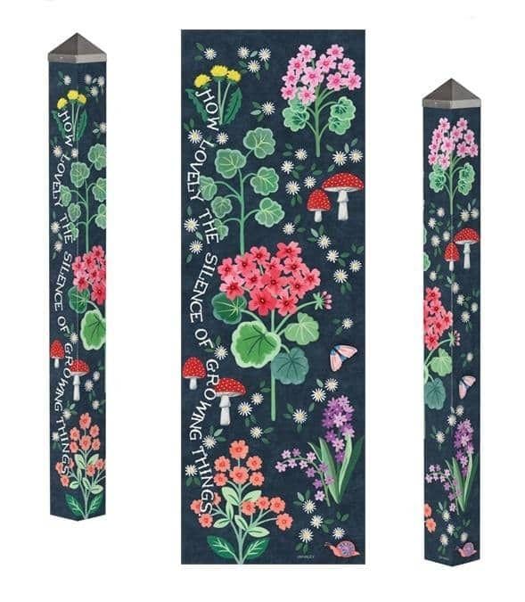 Geranium Welcome Peace Pole 5 Feet Tall How Lovely heartlandflags