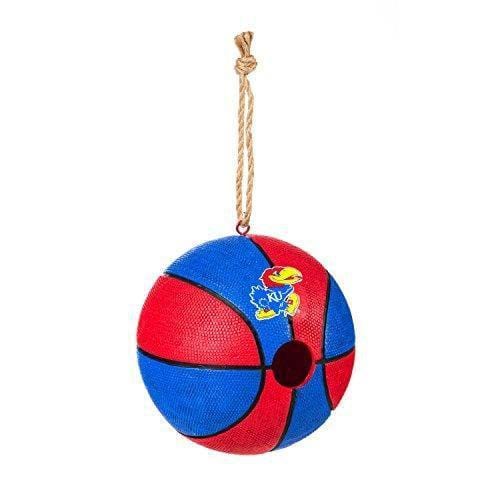 Kansas Jayhawks Basketball Hanging Birdhouse heartlandflags