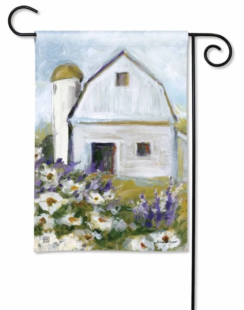 Meadow Brook Barn Garden Flag 2 Sided Decorative heartlandflags