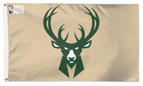 Milwaukee Bucks Flag 3x5 Flag Alternate Logo heartlandflags