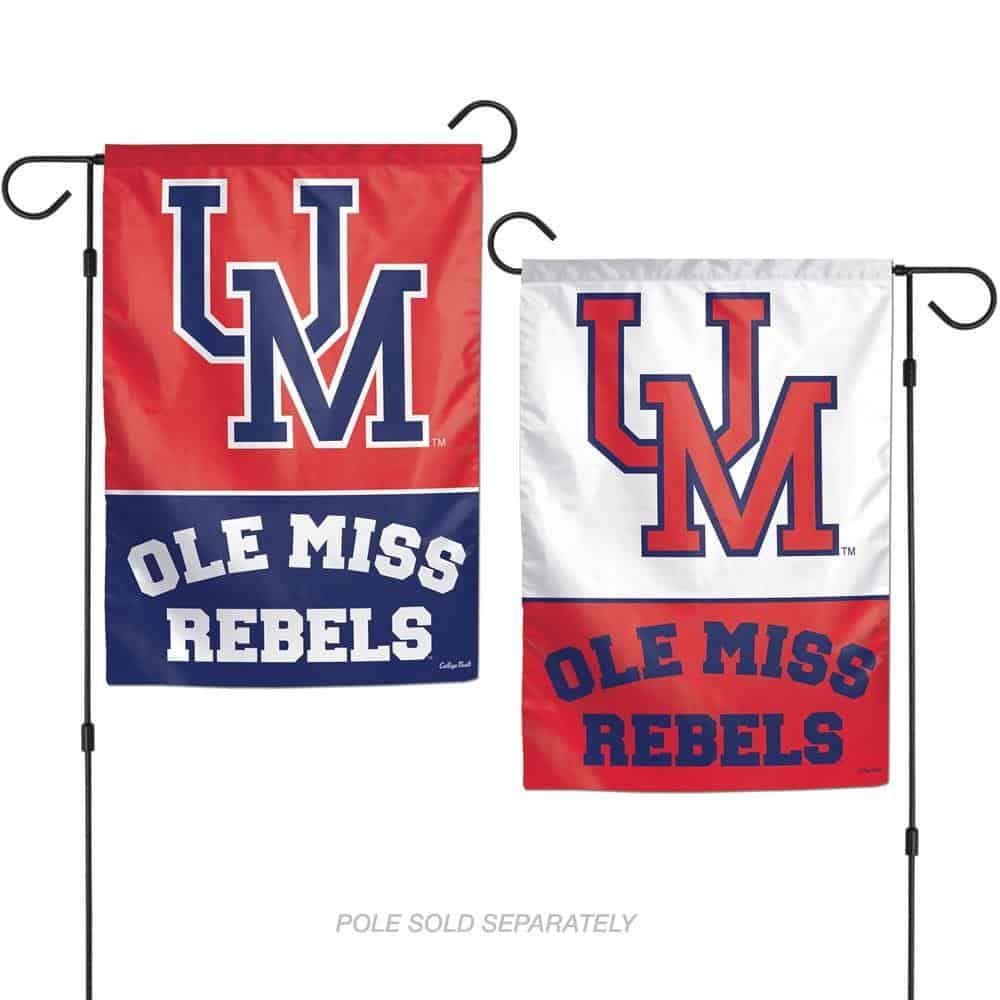 Mississippi University 2 Sided Vintage Logo Garden Flag heartlandflags