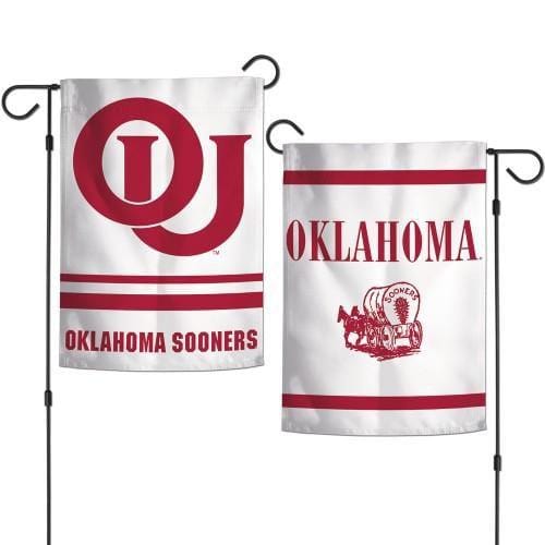 Oklahoma Sooners Garden Flag 2 Sided Vintage heartlandflags