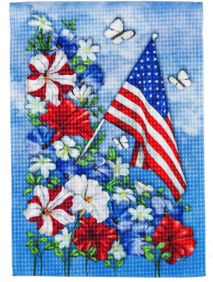 Patriotic Garden Decorative Garden Flag 2 Sided heartlandflags