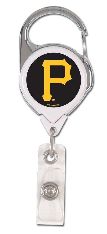 Pittsburgh Pirates Reel 2 Sided Retractable ID Badge Holder heartlandflags